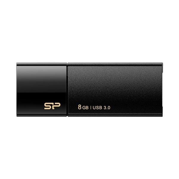 【商品名】 (まとめ) シリコンパワー USB3.0スライド式フラッシュメモリ 8GB ブラック SP008GBUF3B05V1K 1個 【×10セット】 【ジャンル・特徴】 コネクタ部を本体に収納可