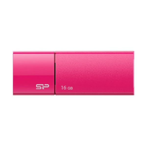 【商品名】 (まとめ) シリコンパワーUSB2.0フラッシュメモリ Ultima U05 16GB ピンク SP016GBUF2U05V1H 1個 【×10セット】 【ジャンル・特徴】 コネクタ部を本