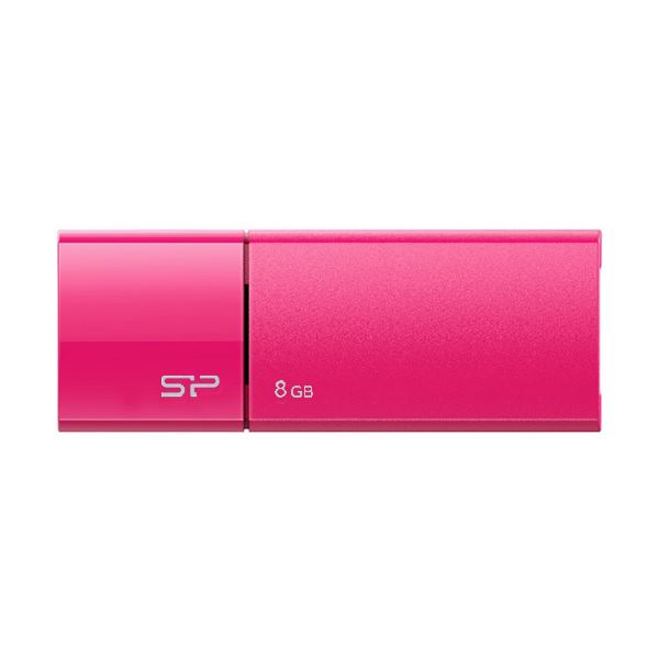 【商品名】 (まとめ) シリコンパワーUSB2.0フラッシュメモリ Ultima U05 8GB ピンク SP008GBUF2U05V1H 1個 【×10セット】 【ジャンル・特徴】 コネクタ部を本体