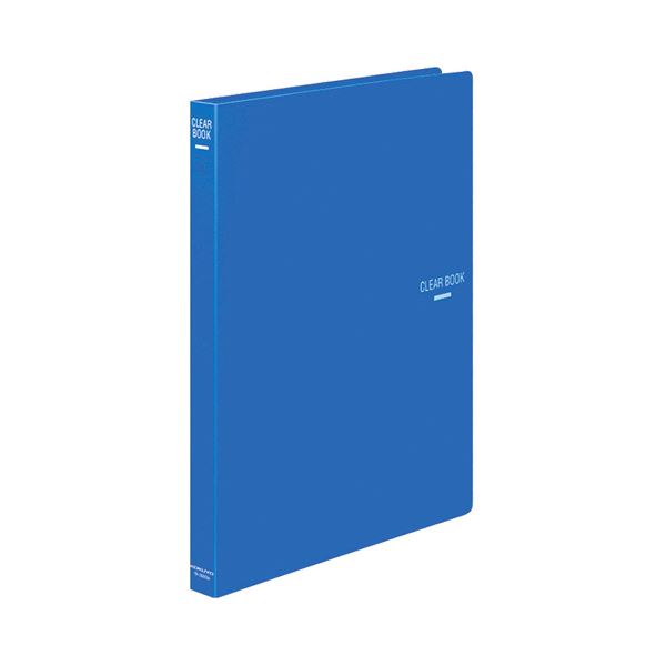 【商品名】 (まとめ) コクヨ クリヤーブック(クリアブック)(替紙式) A4タテ 30穴 18ポケット付属 背幅27mm 青 ラ-320B 1冊 【×10セット】 【ジャンル・特徴】 クリヤーファイ