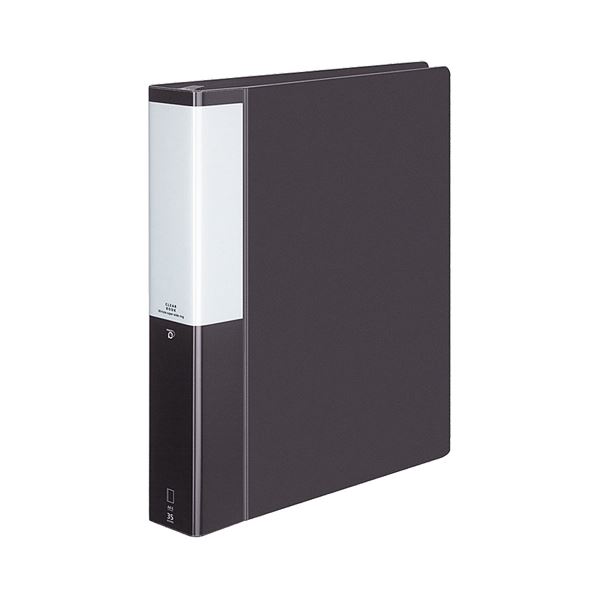 【商品名】 (まとめ) コクヨ クリヤーブック(クリアブック)(POSITY) 替紙式 A4タテ 30穴 35ポケット付属 背幅53mm ダークグレー P3ラ-L740DM 1冊 【×10セット】 【