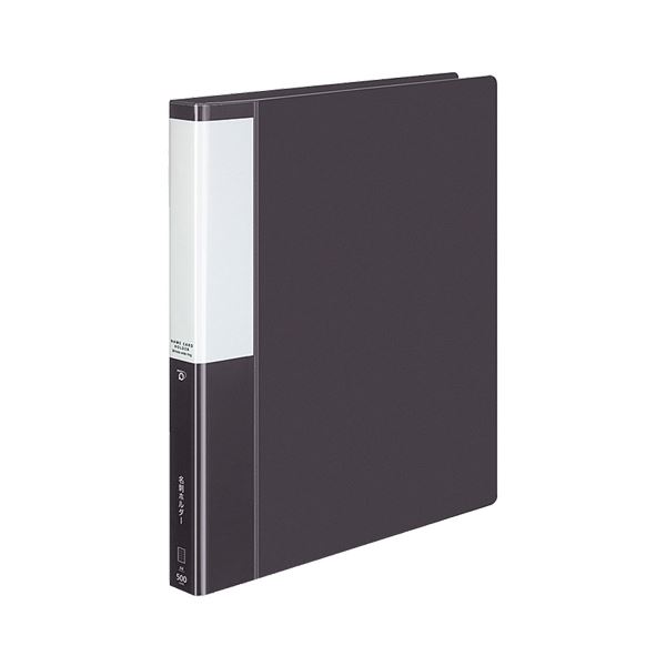 【商品名】 (まとめ) コクヨ 名刺ホルダー(POSITY) 替紙式 A4タテ 30穴 500名用 ヨコ入れ ダークグレー P3メイ-355NDM 1冊 【×10セット】 【ジャンル・特徴】 アルバム