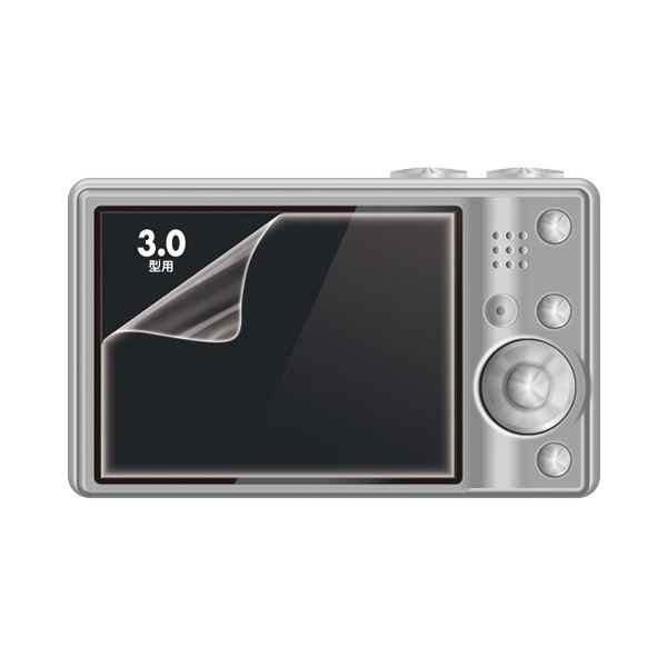 【商品名】 (まとめ) サンワサプライ 液晶保護光沢フィルム3.0型 DG-LCK30 1枚 【×30セット】 【ジャンル・特徴】 画像がくっきり鮮やかに再現できる光沢フィルムを採用した3.0型液晶保