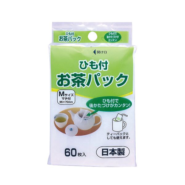 【商品名】 (まとめ) アートナップ お茶パック (ひも付) 1パック(60枚) 【×30セット】 【ジャンル・特徴】 飲食用品 飲料雑貨 [ TMKS-001 ]