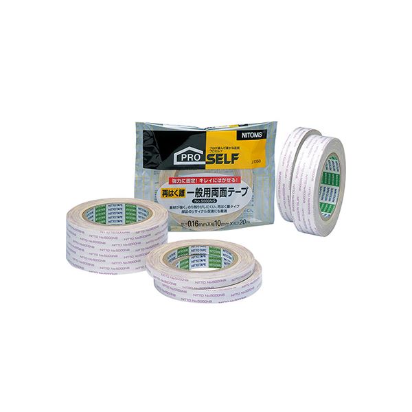 【商品名】 (まとめ) ニトムズ 再剥離一般両面テープ 5000NS 15mm×20m J1360 1巻 【×30セット】 【ジャンル・特徴】 梱包作業用品 テープ製品 両面テープ [ J1360 ]