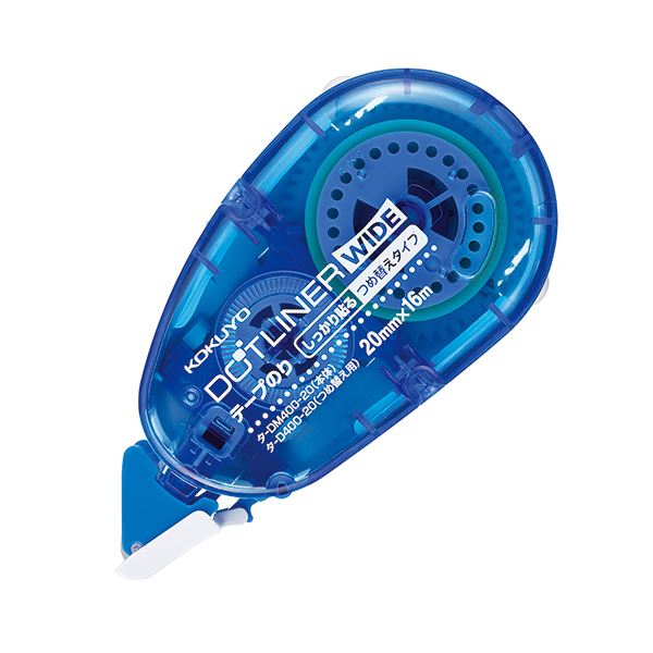 【商品名】 (まとめ) コクヨ テープのり ドットライナーワイドしっかり貼るタイプ 本体 タ-DM400-20 1個 【×30セット】 【ジャンル・特徴】 【詰替タイプ】大型封筒の封緘に好適! [ タ
