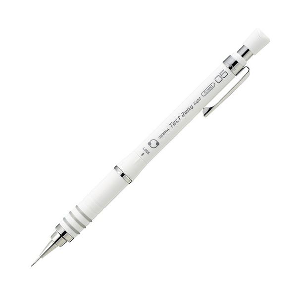 【商品名】 (まとめ) ゼブラ シャープペンシルテクトツゥーウェイ ライト 0.5mm （軸色 白） MA42-W 1本 【×30セット】 【ジャンル・特徴】 振るだけで芯が出るフリシャ機能が搭載。 