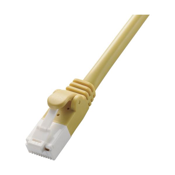 【商品名】 (まとめ) エレコム Cat6対応ツメ折れ防止LANケーブル イエロー 2m LD-GPT／Y2／RS 1本 【×30セット】 【ジャンル・特徴】 ネットワーク・通信機器 ＬＡＮケーブル・