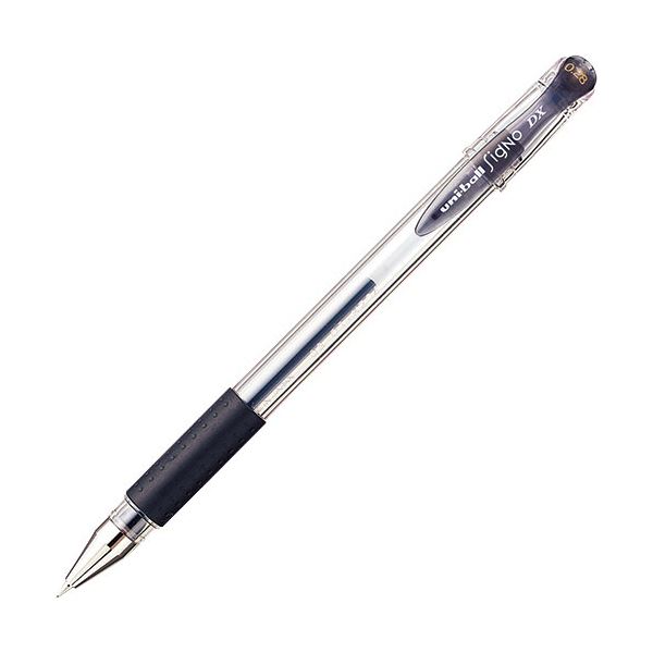(まとめ) 三菱鉛筆 ゲルインクボールペン ユニボール シグノ 超極細 0.28mm 黒 UM15128.24 1本 〔×100セット〕〔代引不可〕