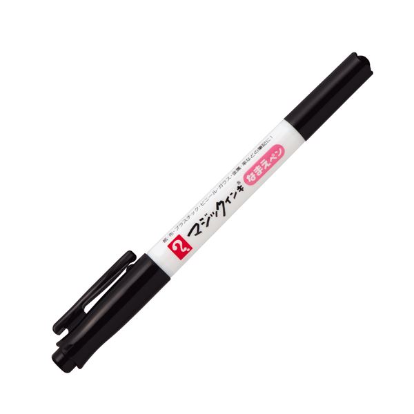 【商品名】 (まとめ) 寺西化学 油性マーカー マジックインキ なまえペン 極細+細字 黒 MNTP-T1 1本 【×100セット】 【ジャンル・特徴】 筆記具 油性マーカー・ペイントマーカー 油性マ