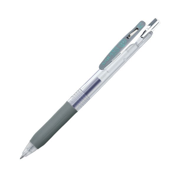 【商品名】 (まとめ) ゼブラ ゲルインクボールペン サラサクリップ 0.4mm グレー JJS15-GR 1本 【×100セット】 【ジャンル・特徴】 筆記具 ゲルインクボールペン ノック式 [ J