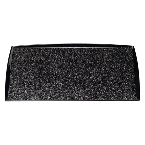 【商品名】 尺5 わたらせ盆/トレー 【銀彩渕黒SL】 455mm×328mm×14mm 日本製 〔和食 レストラン 店舗 お店〕 【ジャンル・特徴】 わたらせ盆 トレー おぼん 国産 日本産 食器 