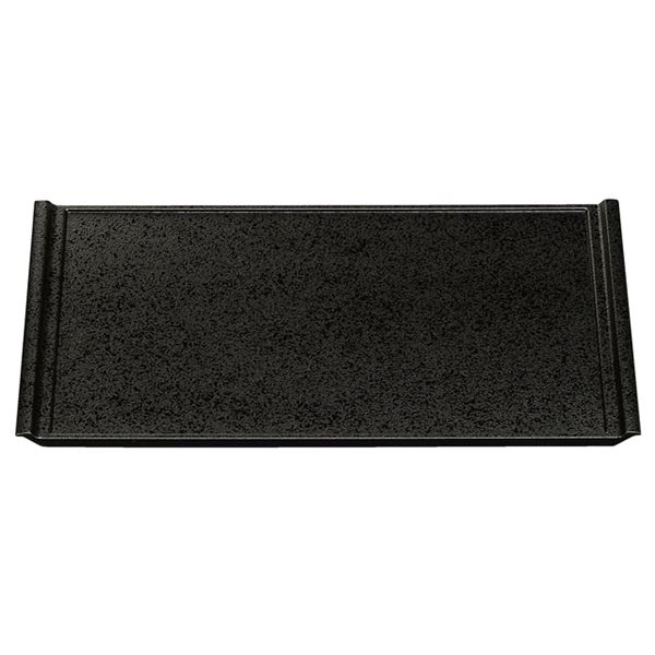 【商品名】 尺4 フライト盆/トレー 【黒乾漆クリヤータタキ】 425mm×301mm×20mm 日本製 〔和食 レストラン 店舗 お店〕 【ジャンル・特徴】 フライト盆 トレー おぼん 国産 日本産