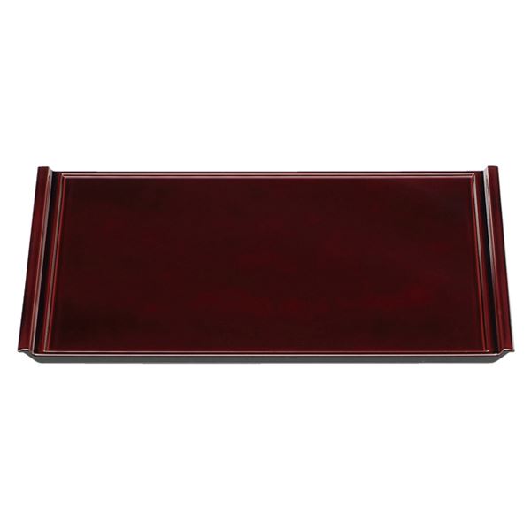 【商品名】 尺4 フライト盆/トレー 【溜毘沙門天】 425mm×301mm×20mm 日本製 〔和食 レストラン 店舗 お店〕 【ジャンル・特徴】 フライト盆 トレー おぼん 国産 日本産 食器 お