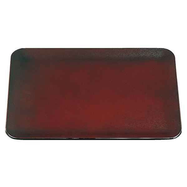 【商品名】 尺2 耐熱寿盆/トレー 【溜SLタタキ】 357mm×261mm×14mm 日本製 食洗機対応 〔和食 レストラン 店舗 お店〕 【ジャンル・特徴】 耐熱寿盆 トレー おぼん 国産 日本産