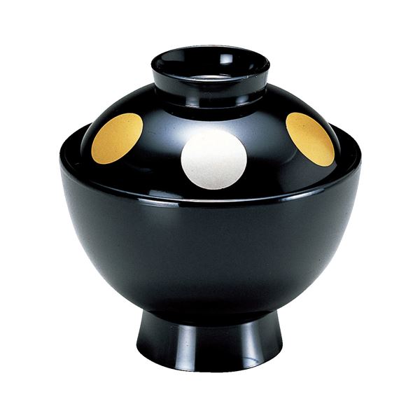 【商品名】 3.5寸 雅小吸椀/お椀 【黒日月 TA】 直径104×高さ106(75)mm 日本製 食洗機対応 〔和食 レストラン 店舗 お店〕 【ジャンル・特徴】 3.5寸 雅小吸椀 お椀 国産 日