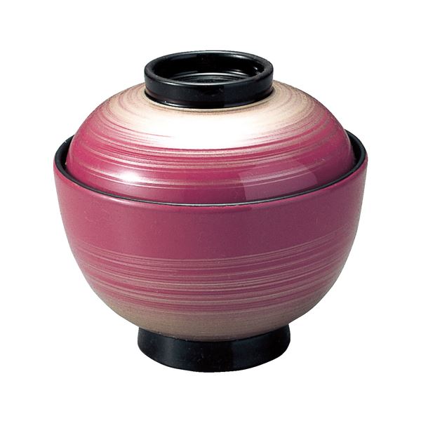 【商品名】 3.8寸 新高仙才椀/お椀 【紫銀ぼかし TA】 直径110×高さ103(73)mm 日本製 食洗機対応 〔和食 レストラン 店舗 お店〕 【ジャンル・特徴】 3.8寸 新高仙才椀 お椀 
