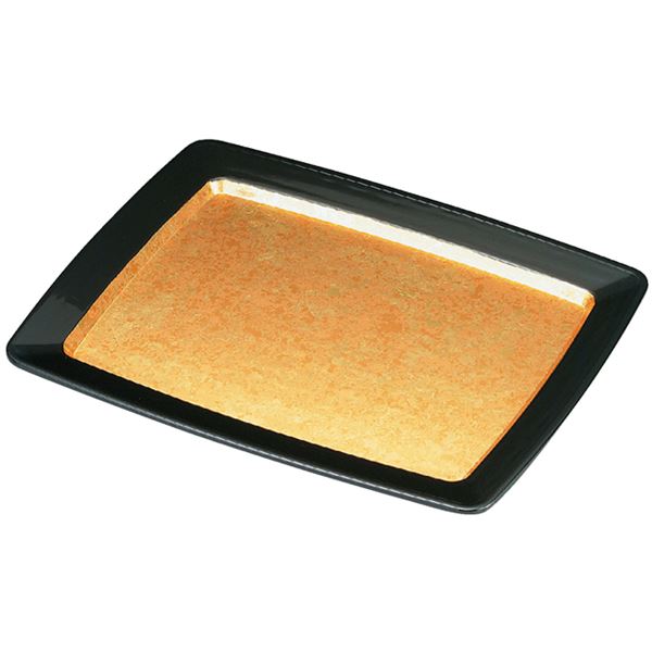 【商品名】 尺4 渕太バイキングトレー/おぼん 【2色金箔 A】 422×335×25mm 日本製 〔和食 レストラン 店舗 お店〕 【ジャンル・特徴】 尺4渕太 バイキングトレー おぼん 国産 日本
