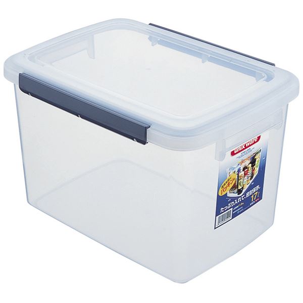 【商品名】 保存容器 383×276×高さ246mm 容量17L 16個セット 防湿 パッキン ハンドル付 ウィル キッチンボックス 密閉 乾物ストッカー 【ジャンル・特徴】 保存容器 フードストッカ