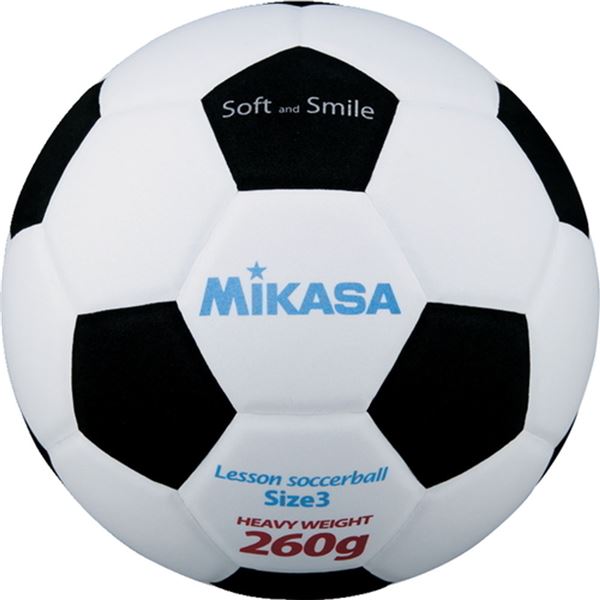 【商品名】 MIKASA（ミカサ）スマイルサッカーボール 3号球 ホワイト×ブラック 【SF326WBK】 [ SF326WBK ]