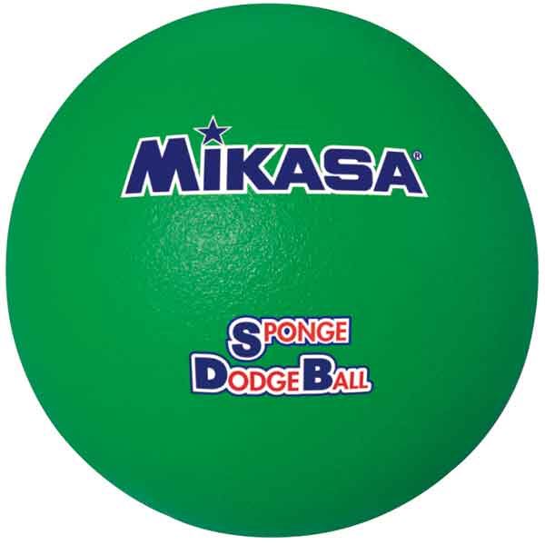 MIKASA（ミカサ）ドッジボール スポンジドッジボール グリーン 〔STD18〕〔代引不可〕