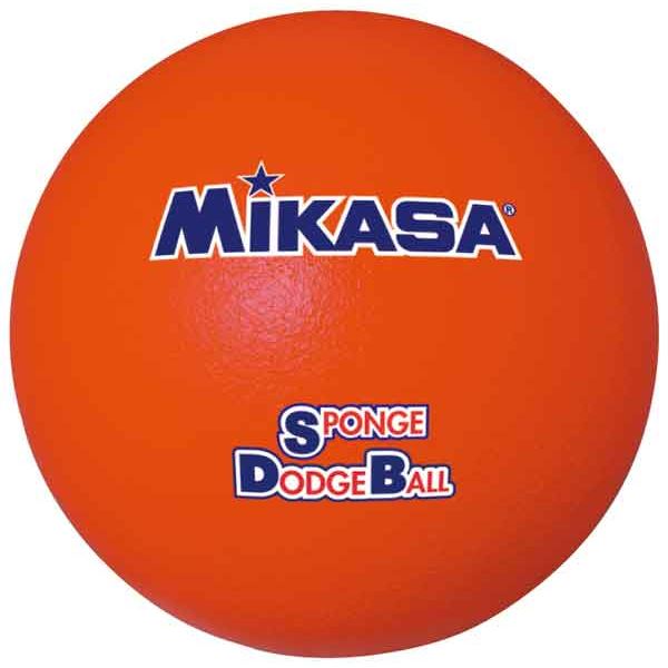 MIKASA（ミカサ）ドッジボール スポンジドッジボール レッド 〔STD21〕〔代引不可〕