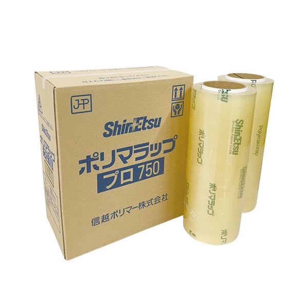 【商品名】 信越ポリマー ポリマラップ プロ750 30cm×750m 1セット（6本：2本×3箱） 【ジャンル・特徴】 業務用には750m巻き超ロング! [ 50782 ]