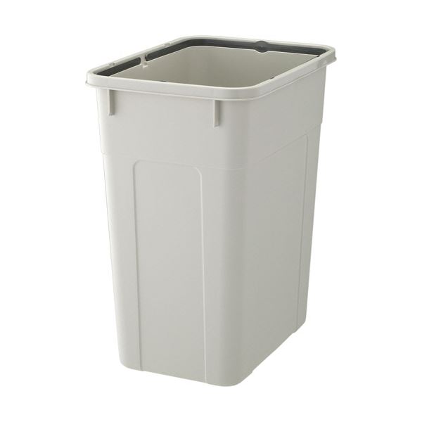 【商品名】 TANOSEE 角ペール 70L 本体 グレー DS-980-513-0 1台（フタ別売） 【ジャンル・特徴】 屋外にも便利な大型ペール。 [ DS-980-513-0 ]
