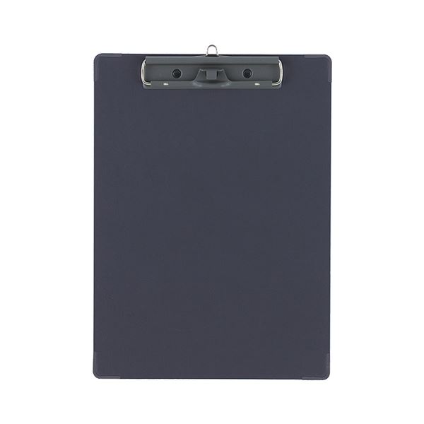 【商品名】 コクヨ 用箋挟B（クロス貼り）カラーA4タテ ダークグレー ヨハ-C28DM 1セット（10枚） 【ジャンル・特徴】 丈夫な材質。クリップ部分に書類のすべり止めとペンホルダー付き。 [ ヨ