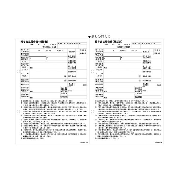 【商品名】 （まとめ）ヒサゴ 給与支払報告書（総括表）A4ヨコ 2面 OP1155 1セット（100枚）【×2セット】 【ジャンル・特徴】 ヒサゴのコンピュータ帳票 [ OP1155 ]