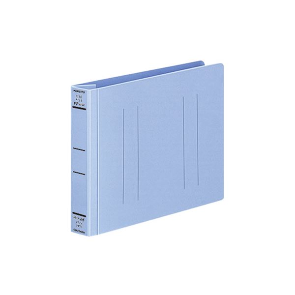 【商品名】 （まとめ）コクヨ フラットファイル（PPワイド）B6ヨコ 250枚収容 背幅30mm 青 フ-HW18NB 1セット（10冊）【×2セット】 【ジャンル・特徴】 軽くて丈夫!水や汚れにも強