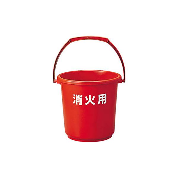 【商品名】 （まとめ）TRUSCO エコポリバケツ10L（消火用）RBKS-10 1個【×5セット】 【ジャンル・特徴】 循環型社会に対応する再生樹脂を使用。 [ RBKS-10 ]