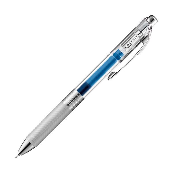 【商品名】 （まとめ）ぺんてる ゲルインクボールペン ノック式エナージェル インフリー 0.5mm ブルー（軸色：クリア）BLN75TL-C 1セット（10本）【×5セット】 【ジャンル・特徴】 記憶