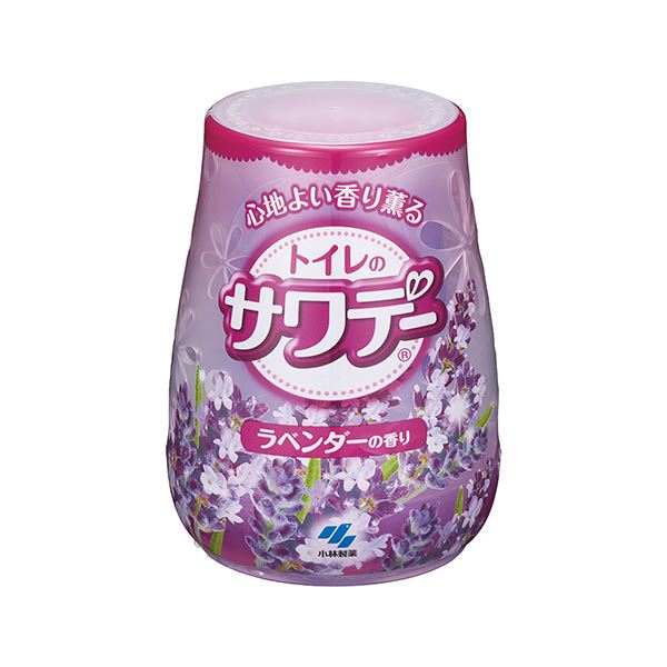 【商品名】 （まとめ）小林製薬 サワデーこころ落ち着くラベンダーの香り 本体 140g 1個【×10セット】 【ジャンル・特徴】 心地よい香りが薫るトイレの芳香消臭剤。 [ カオルサワデ-LAアンドB