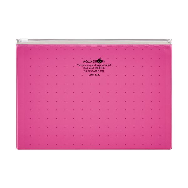 【商品名】 （まとめ）リヒトラブ AQUA DROPsクリヤーケース A5ヨコ 赤 F-5302-3 1枚【×20セット】 【ジャンル・特徴】 出し入れラクラク、ワイドサイズ設計。 [ F-5302-