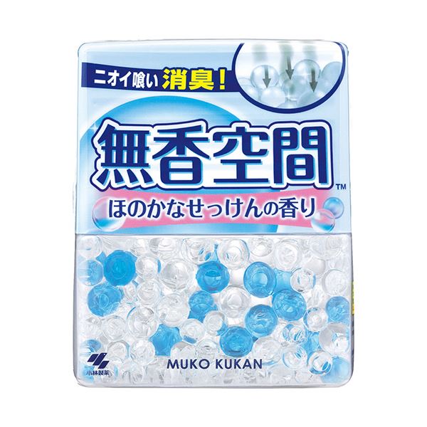 【商品名】 （まとめ）小林製薬 無香空間ほのかなせっけんの香り 本体 315g 1個【×20セット】 【ジャンル・特徴】 香りでごまかさずしっかり消臭! [ KOB5083 ]