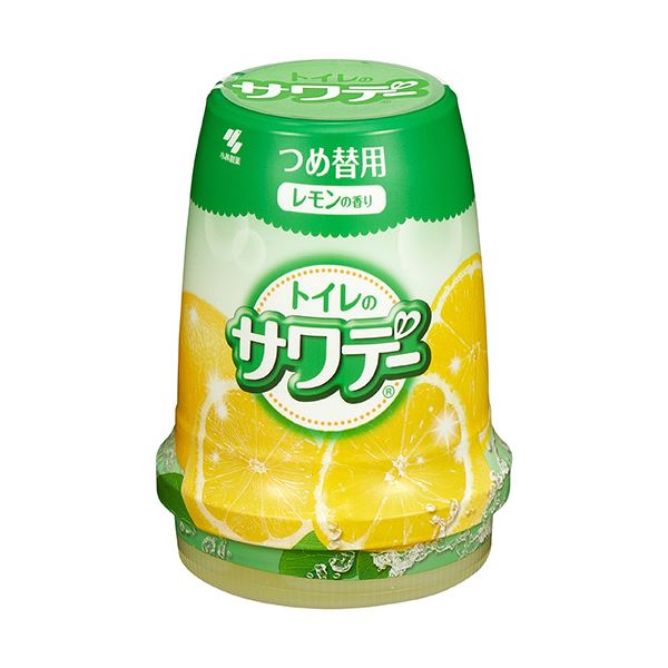 【商品名】 （まとめ）小林製薬 サワデー気分すっきりレモンの香り つめ替用 140g 1個【×20セット】 【ジャンル・特徴】 心地よい香りが薫るトイレの芳香消臭剤。 [ カオルサワデカエLEアンドS