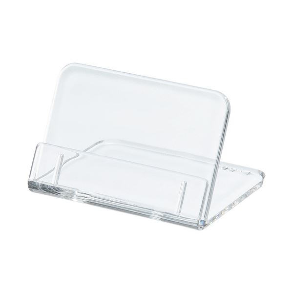 【商品名】 （まとめ）共栄プラスチック L型豆カード立W50×H35mm 透明 L-50-5 1パック（5個）【×20セット】 【ジャンル・特徴】 プライスカードやPOPカード等の表示に便利。 [ L