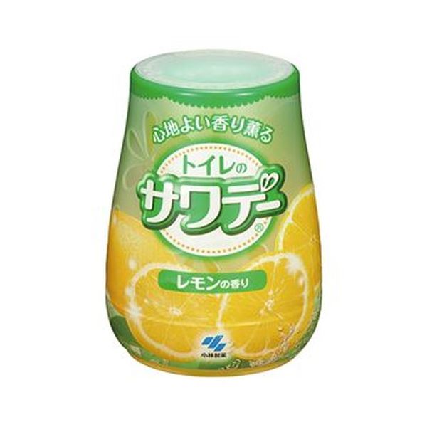 【商品名】 （まとめ）小林製薬 サワデー気分すっきりレモンの香り 本体 140g 1個【×20セット】 【ジャンル・特徴】 心地よい香りが薫るトイレの芳香消臭剤。 [ カオルサワデ-LEアンドSW ]
