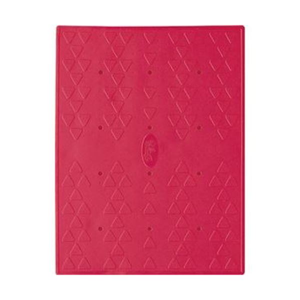【商品名】 （まとめ）アロン化成 吸着すべり止めマット浴槽内用 C 28×36cm レッド 535-128 1パック（2枚）【×5セット】 【ジャンル・特徴】 抜群のすべり止め効果。 [ 535-12