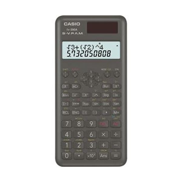 （まとめ）カシオ 関数電卓 10桁2行ハードケース付 FX-290A-N 1台〔×5セット〕〔代引不可〕