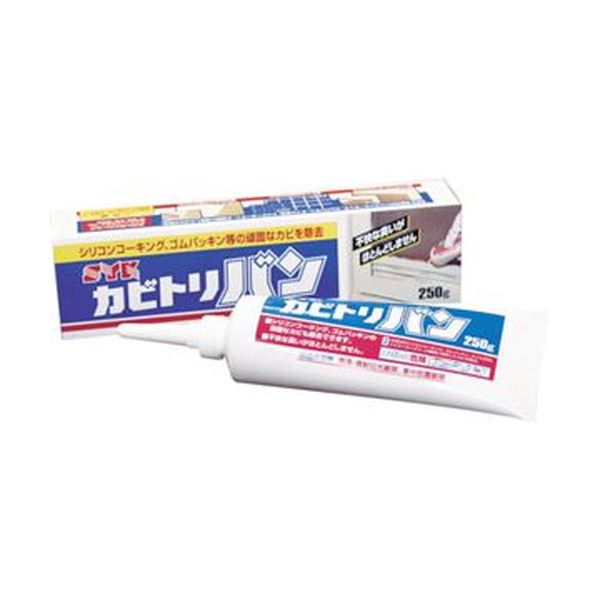 【商品名】 （まとめ）鈴木油脂工業 カビトリバン250g S-2426 1本【×5セット】 【ジャンル・特徴】 ゼリー状のカビ取り剤でたれにくく、浴室内のゴムパッキンやタイルの目地はもちろん、シリコン
