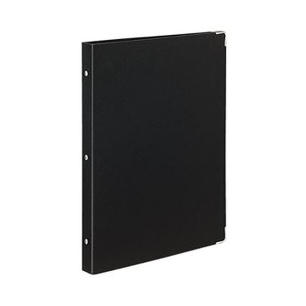 【商品名】 （まとめ）コクヨ バインダーノート（カラーパレット）ミドルタイプ A4タテ 30穴 ブラック ル-155-1 1セット（2冊）【×5セット】 【ジャンル・特徴】 光沢感があってベーシックな