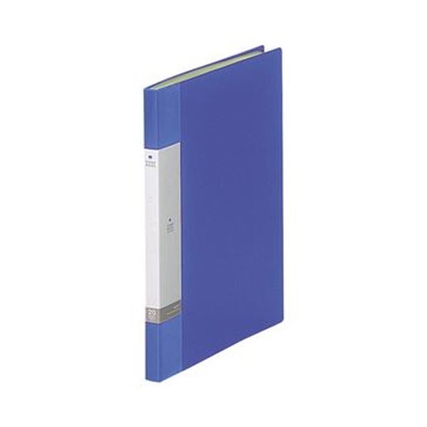 【商品名】 （まとめ）リヒトラブ リクエスト クリヤーブックA4タテ 20ポケット 背幅16mm 青 G3201-8 1セット（10冊）【×5セット】 【ジャンル・特徴】 【固定式】オフィスだけでなく