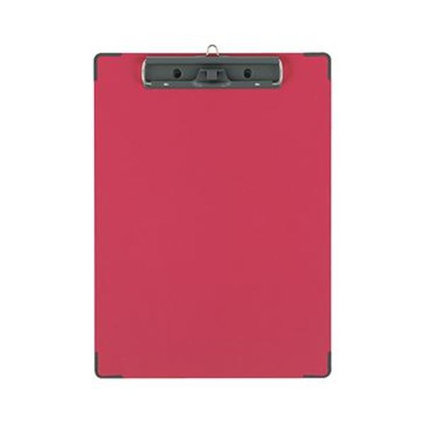 【商品名】 （まとめ）コクヨ 用箋挟B（クロス貼り）カラーA4タテ 赤 ヨハ-C28R 1セット（10枚）【×3セット】 【ジャンル・特徴】 丈夫な材質。クリップ部分に書類のすべり止めとペンホルダー付