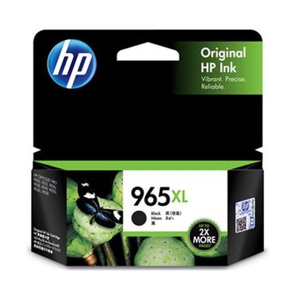 （まとめ）HP HP965XL インクカートリッジ黒 3JA84AA 1個〔×3セット〕〔代引不可〕