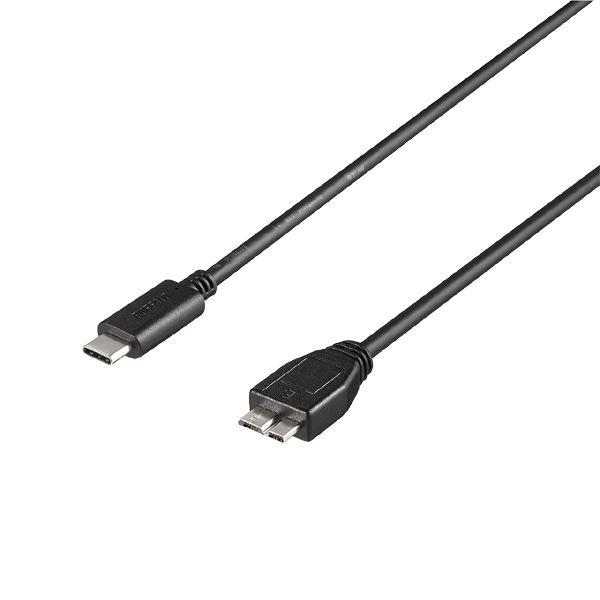 バッファロー（サプライ） USB3.2 Gen2 ケーブル C-microB 1m ブラック BU3CMB10BK〔代引不可〕