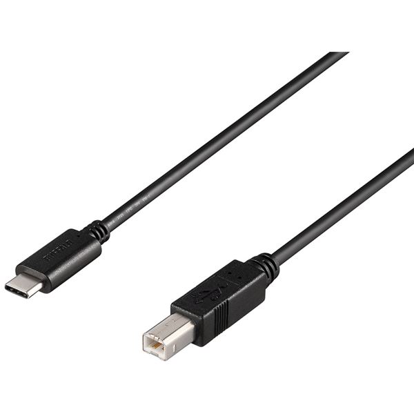 バッファロー（サプライ） USB2.0ケーブル C-B 1.5m ブラック BU2CB15BK〔代引不可〕