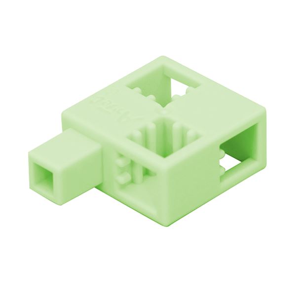 【商品名】 （まとめ）Artecブロック ハーフC 薄緑8pcsセット【×20セット】