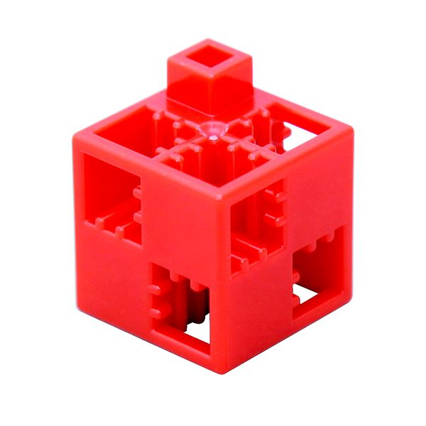【商品名】 （まとめ）Artecブロック 基本四角 100P 赤【×3セット】
